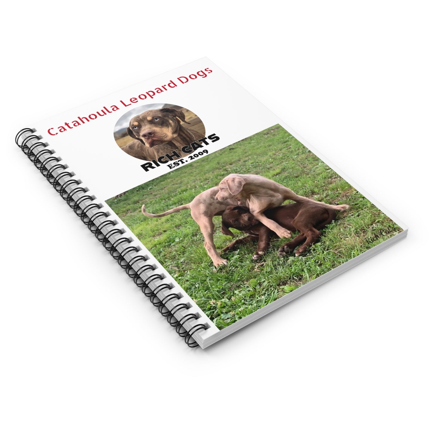 Spiral Notebook - Catahoula Lovers Ruled Line