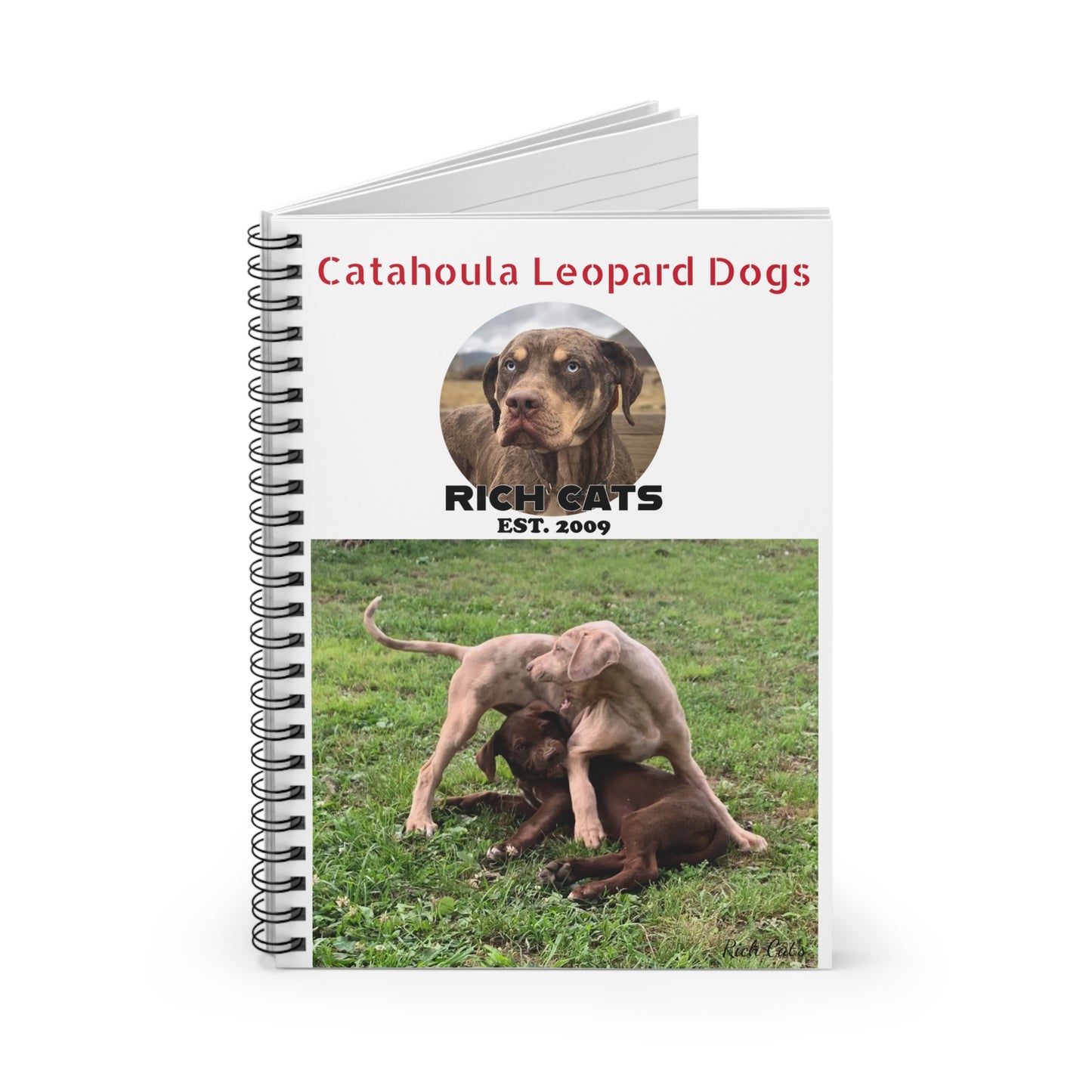 Spiral Notebook - Catahoula Lovers Ruled Line