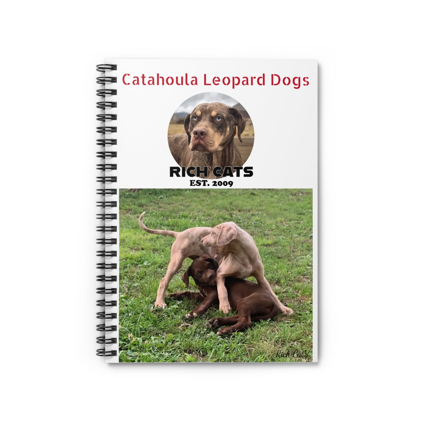 Spiral Notebook - Catahoula Lovers Ruled Line